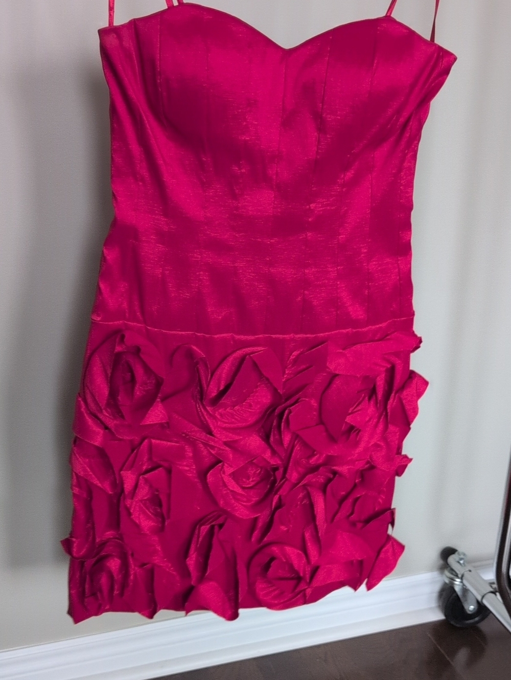 Max & Cleo Ref Strapless Rosette Mini Dress
